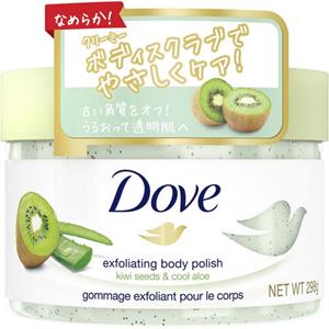 J Cosmede Dove Creamy Scrub Kiwi   Aloe 298g