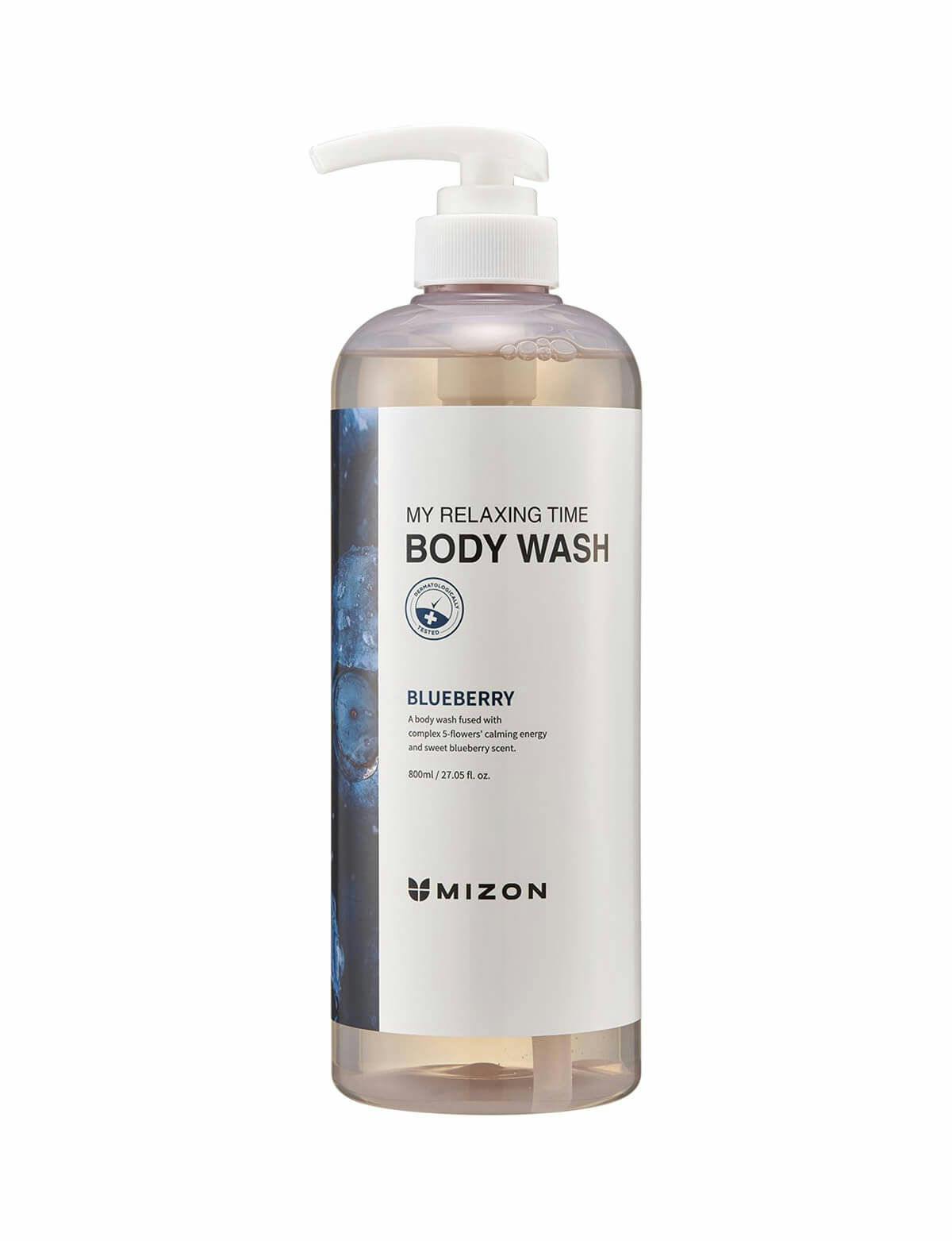 Mizon My Relaxing Time Body Wash Sweet Blueberry 800 ml