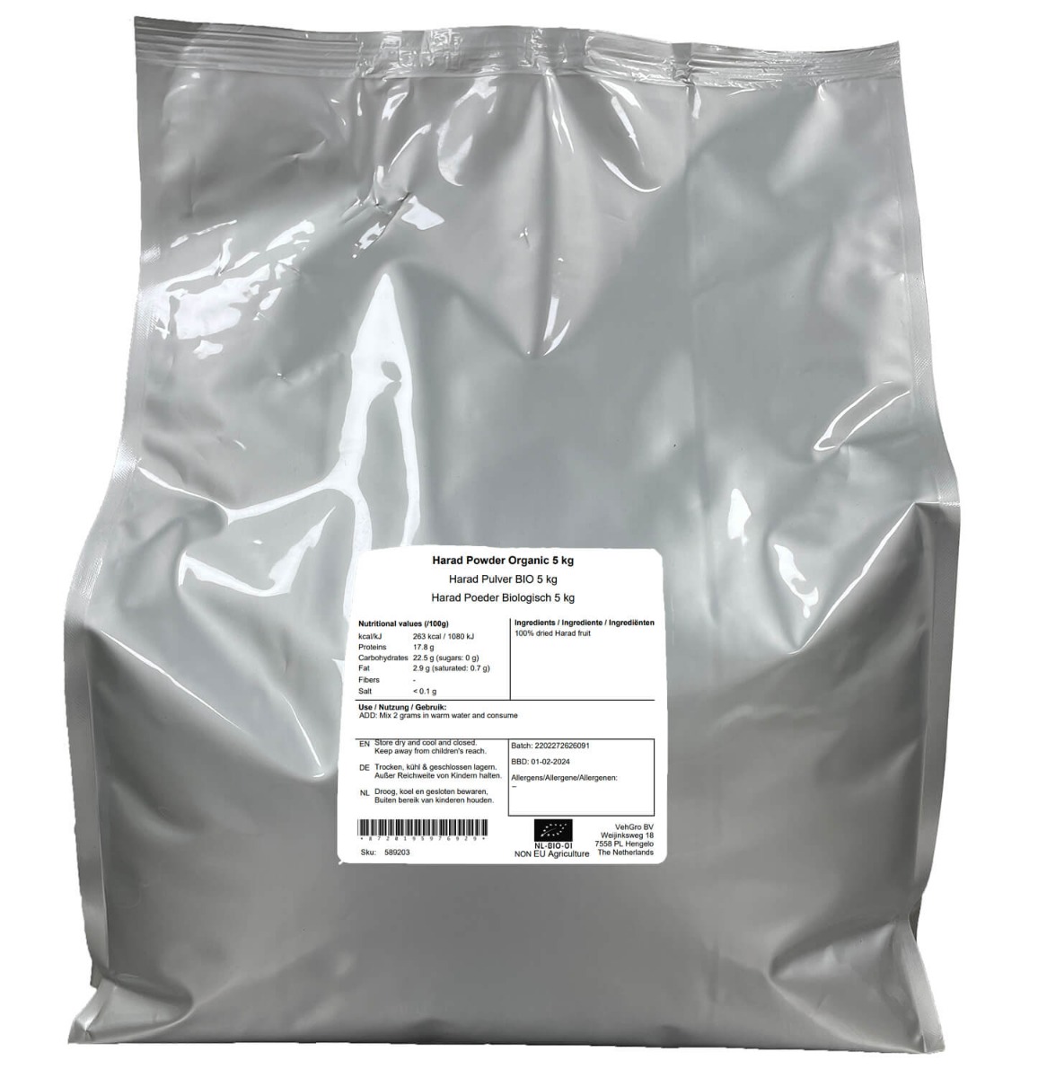 Holyflavours Harad Poeder Biologisch 5 kg