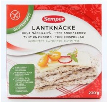 Semper Soft Glutenvrije knackebrod dun 230gr