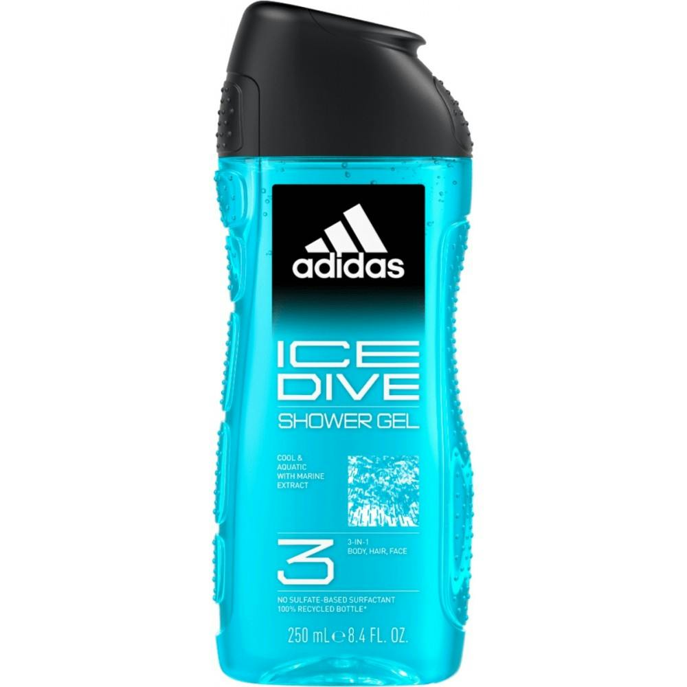 Adidas 3 in 1 Ice Dive Showergel 250 ml