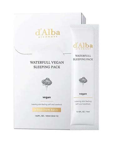 D'Alba Waterfull Vegan Sleeping Pack 12 x 4 ml