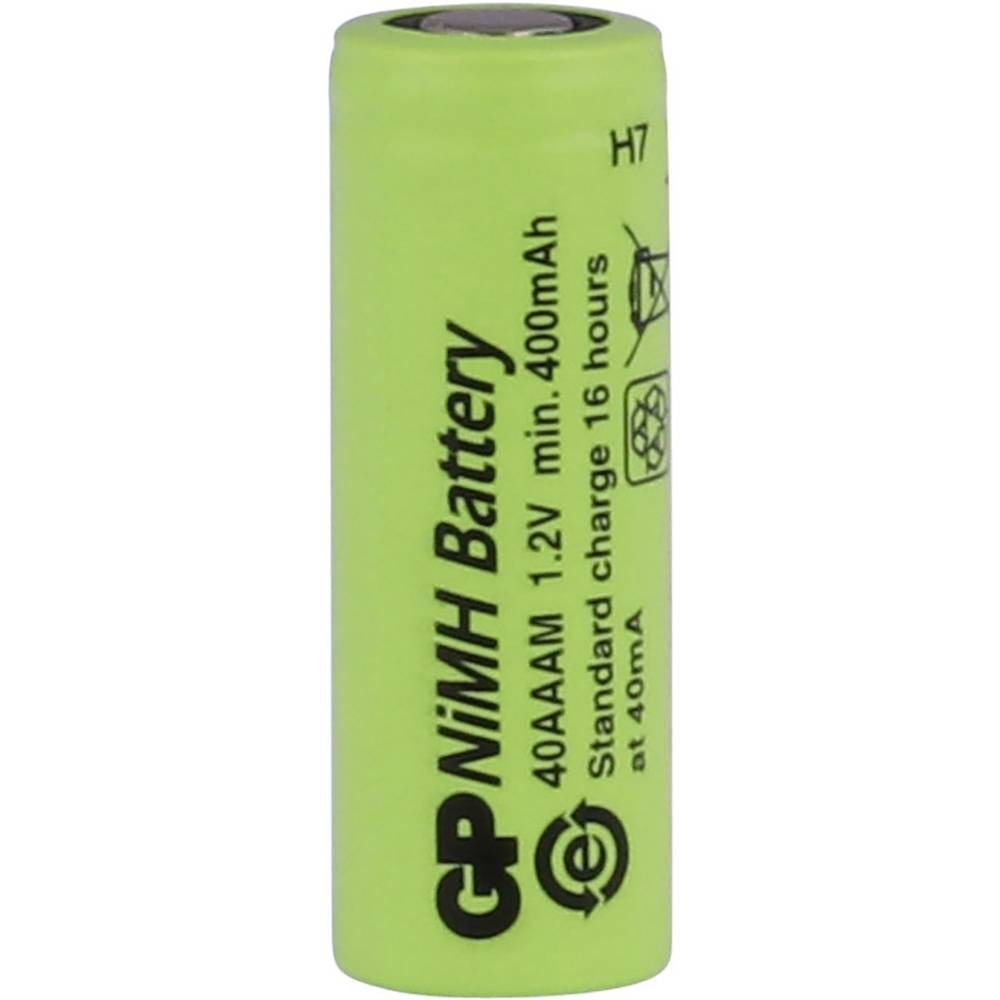 GP IND40AAAMB Speciale oplaadbare batterij 2/3 AAA Flat-top NiMH 1.2 V 400 mAh