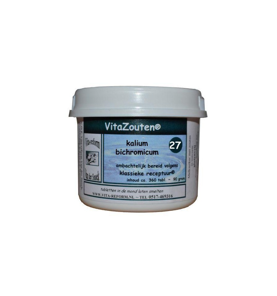 Vitazouten Kalium bichromicum VitaZout nr. 27