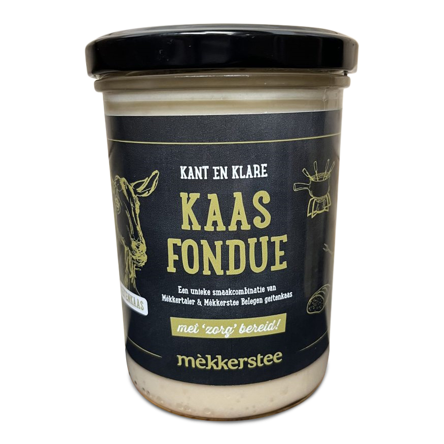 400gr Kaasfondue Geitenkaas Mèkkerstee - Biologisch vegetarisch