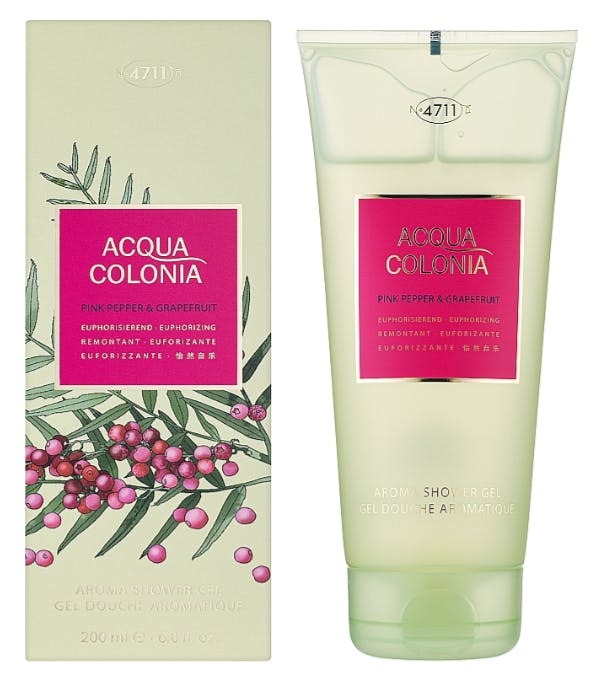 House of 4711 Acqua Colonia Pink Pepper & Grapefruit Shower Gel 200 ml