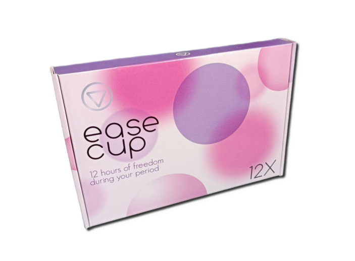 Webvrouw EaseCup 2x - Tot 12 uur vrijheid tijdens je menstruatie! (aantal: 1 x EaseCup 12 pack (12 stuks))