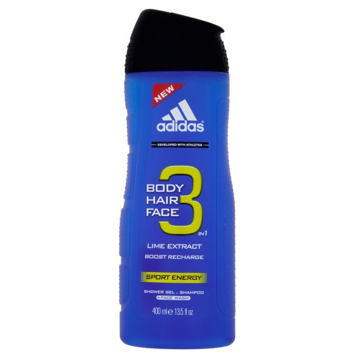 Adidas 3 in 1 Sport Energy Showergel 400 ml