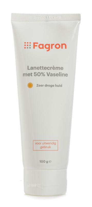 Fagron Lanettecrème met 50% vaseline 100 Gram