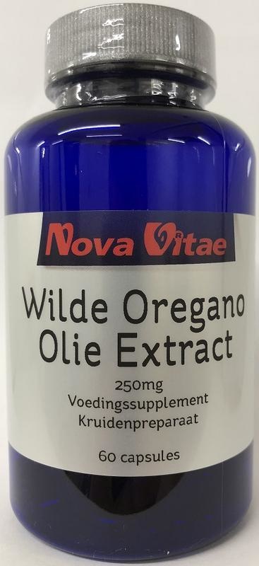 Nova Vitae Wilde oregano olie 250mg