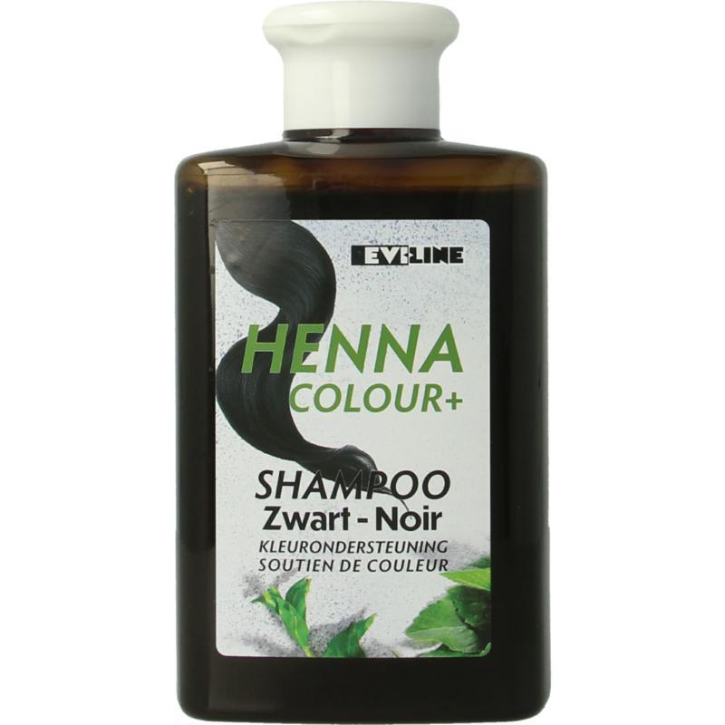 Evi Line Henna colour+ shampoo zwart 300 ML