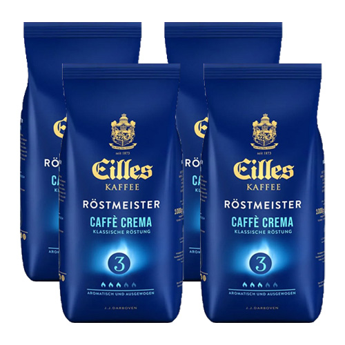 Eilles  Röstmeister Caffé Crema Bonen - 4x 1kg