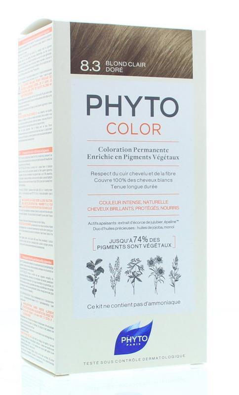 Phyto color 8.3 golden light blonde 1 Stuk