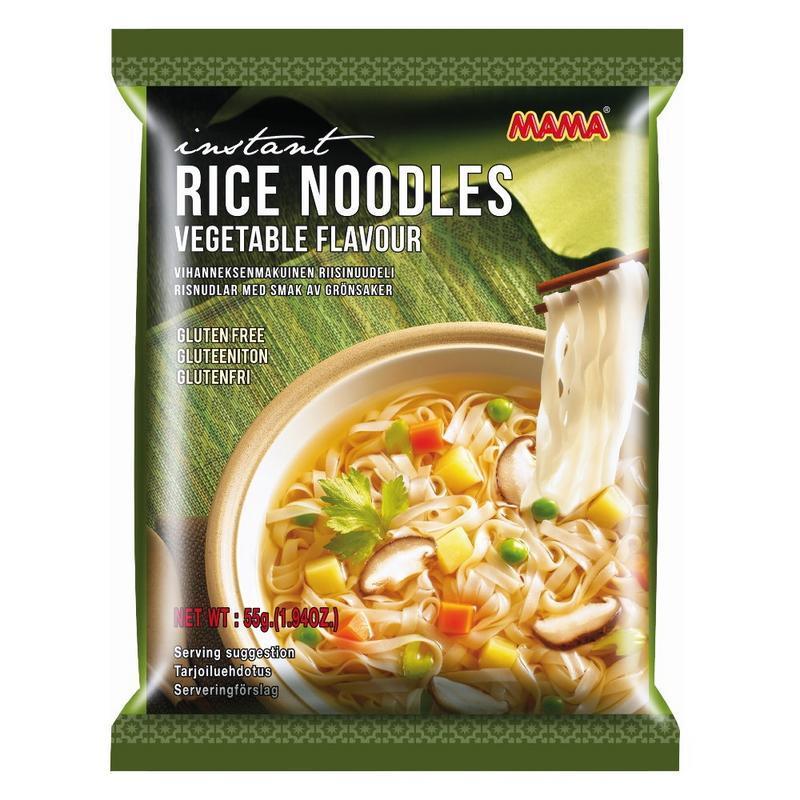 Mama Instant rice noedels groentesmaak 55 Gram