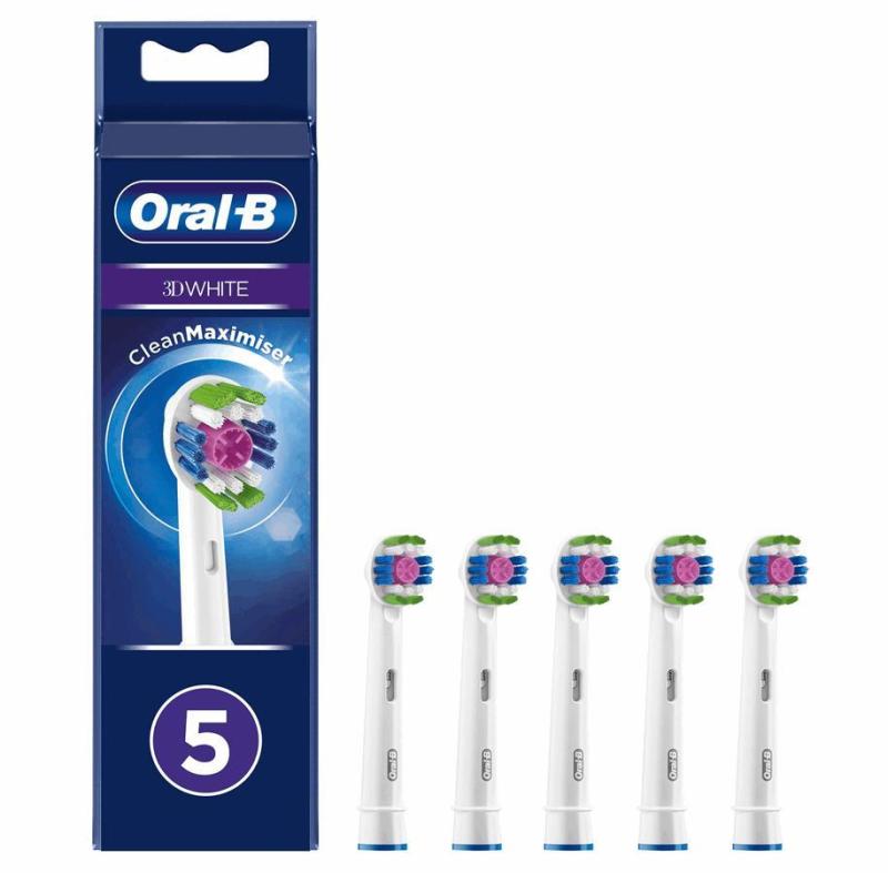 Oral-B 3d white opzetborstels 5 Stuks