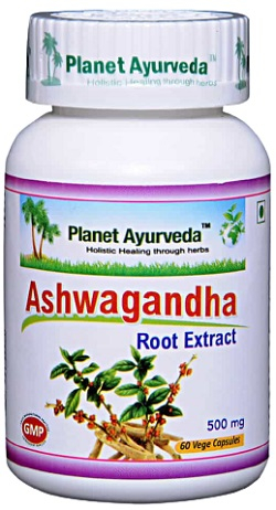 Planet Ayurveda Ashwagandha Root Extract 60 capsules