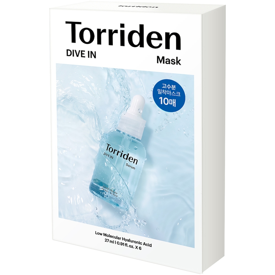 Torriden DIVE-IN Low Molecular Hyaluronic Acid Mask Pack 10pc