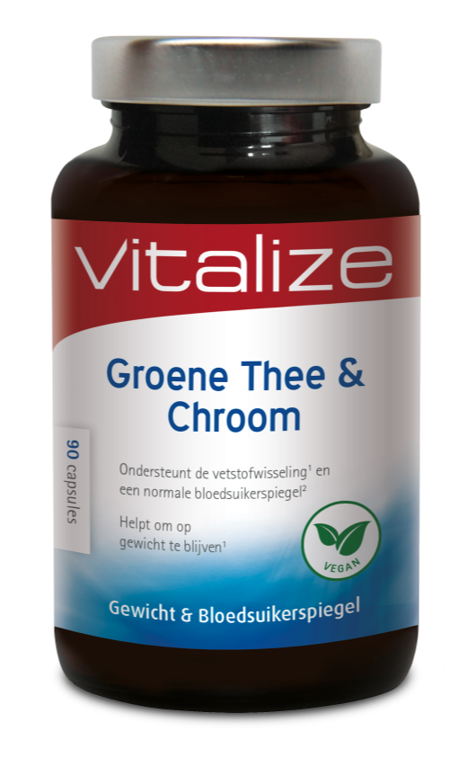 Vitalize Groene Thee en Chroom Capsules