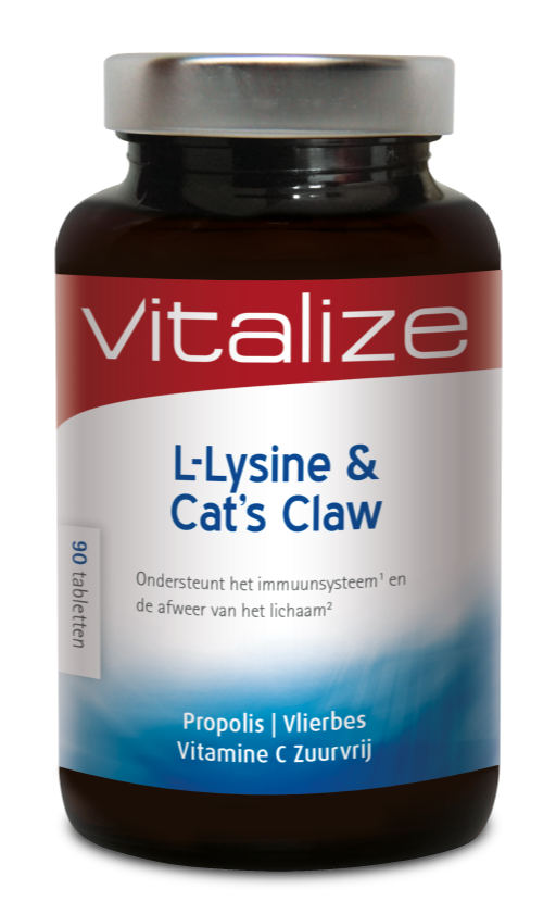 Vitalize L-Lysine en Cats Claw Tabletten