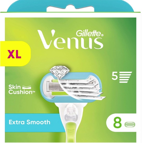 Gillette Combi Venus Extra Smooth 8 Mesjes