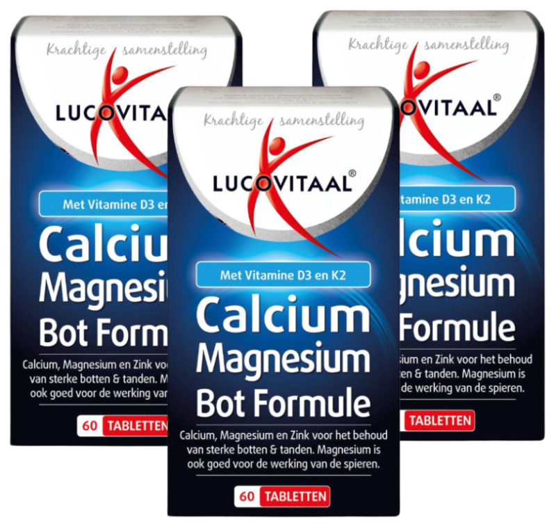 Lucovitaal Calcium magnesium bot formule 180 Tabletten