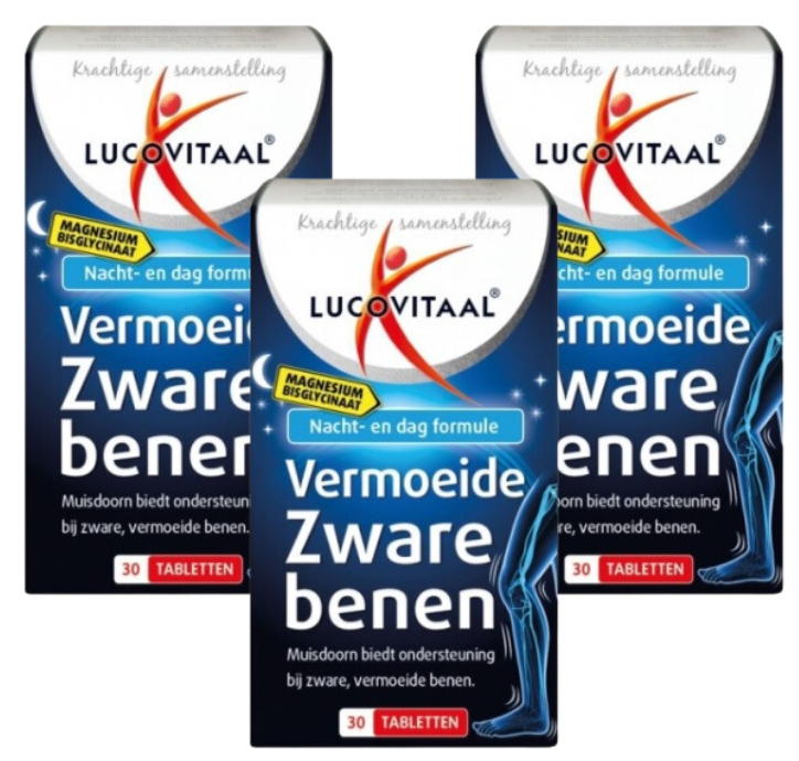 Lucovitaal Magnesium vermoeide zware benen 90 Tabletten