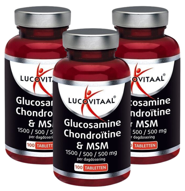 Lucovitaal Glucosamine chondroÏtine msm 300 Tabletten