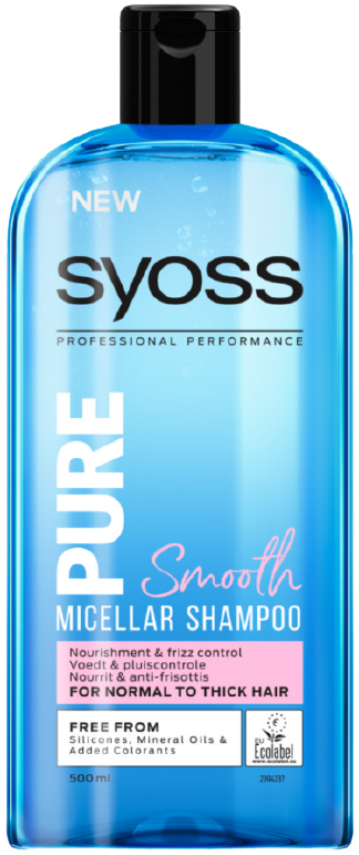 Syoss Shampoo pure smooth 500ml