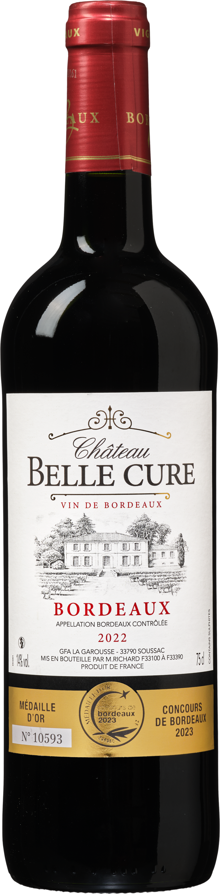 Wijnbeurs Château Belle Cure Bordeaux