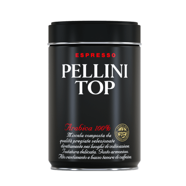 Pellini Top - Gemalen koffie in blik - 250 gram