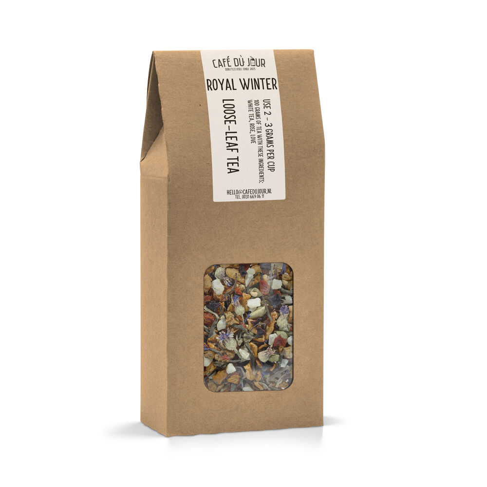 Café du Jour Royal winter - Vruchtenthee 100 gram -  losse thee