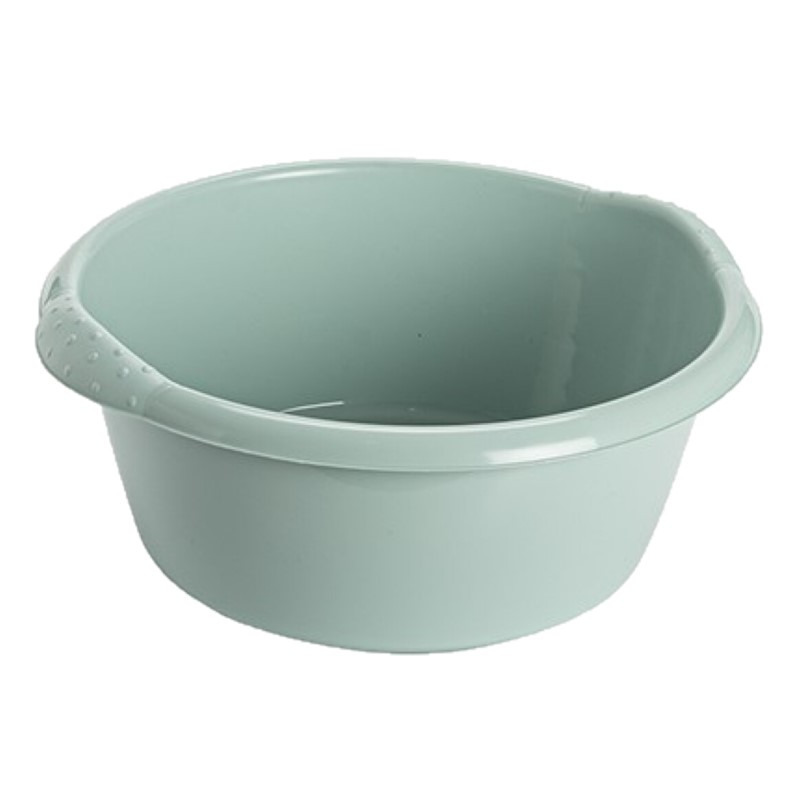 Hega Hogar Afwas teiltje - rond - 20 liter - mintgroen - D47 x H19 cm - Kunststof - Schoonmaak -