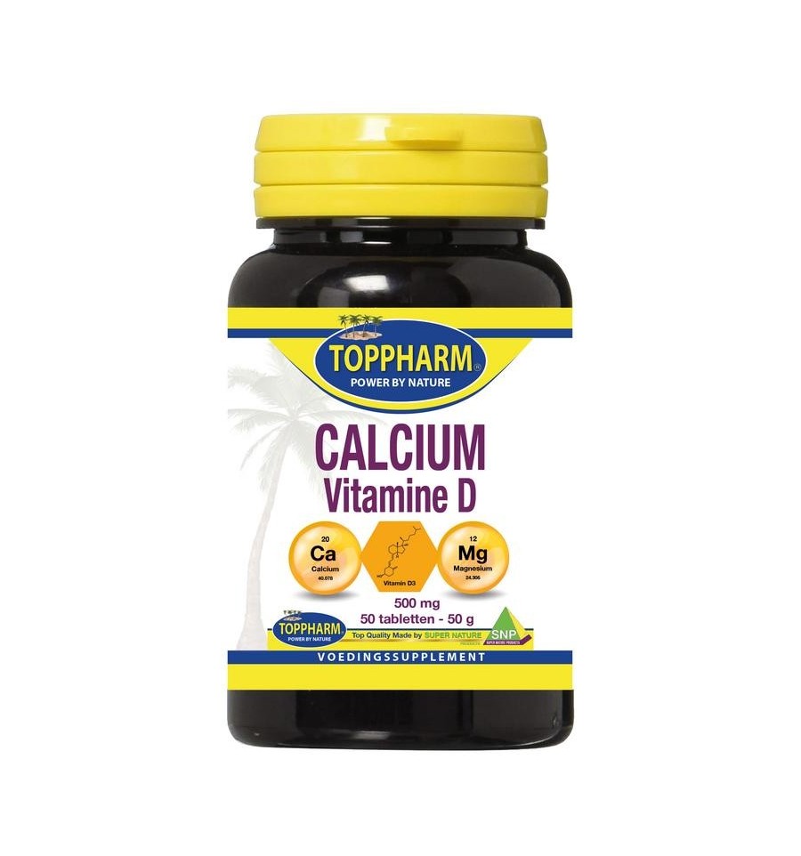 Toppharm Calcium vitamine D 500mg