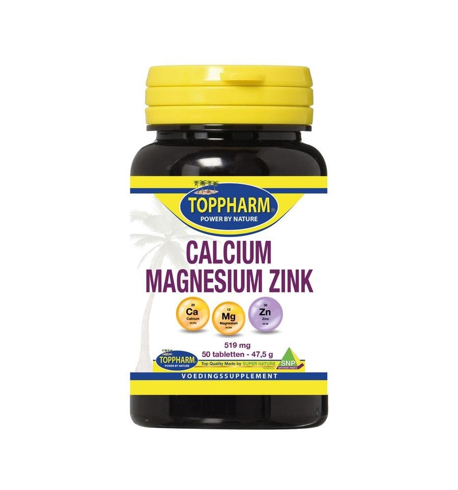 Toppharm Calcium magnesium zink