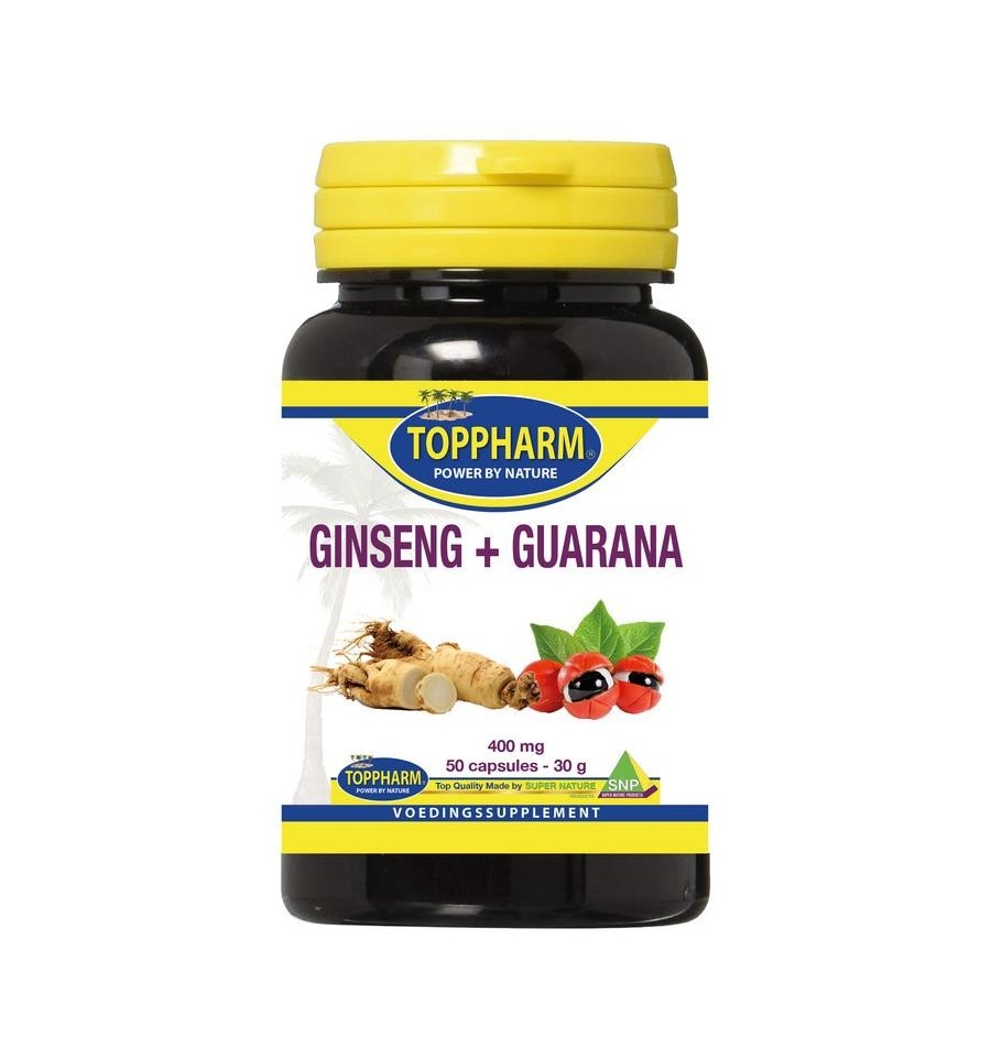 Toppharm Ginseng + guarana 400mg