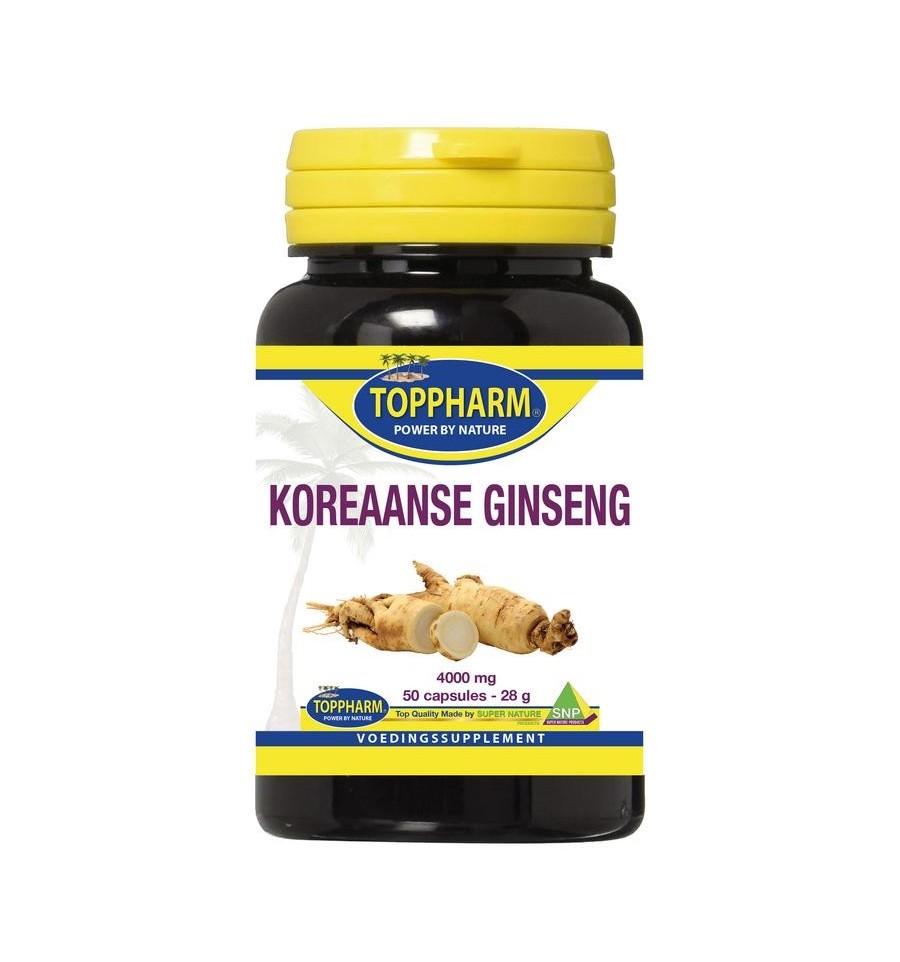 Toppharm Koreaanse ginseng 4000mg