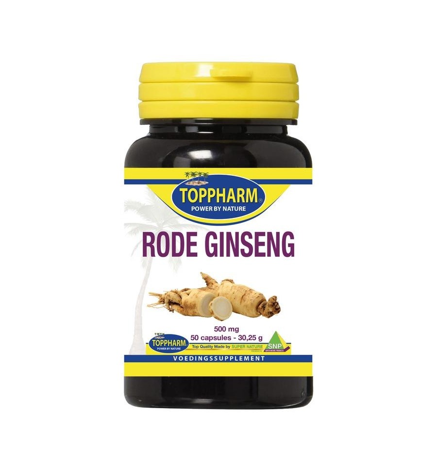 Toppharm Rode ginseng 500mg