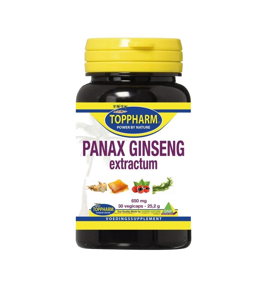 Toppharm Panax ginseng extractum 650mg