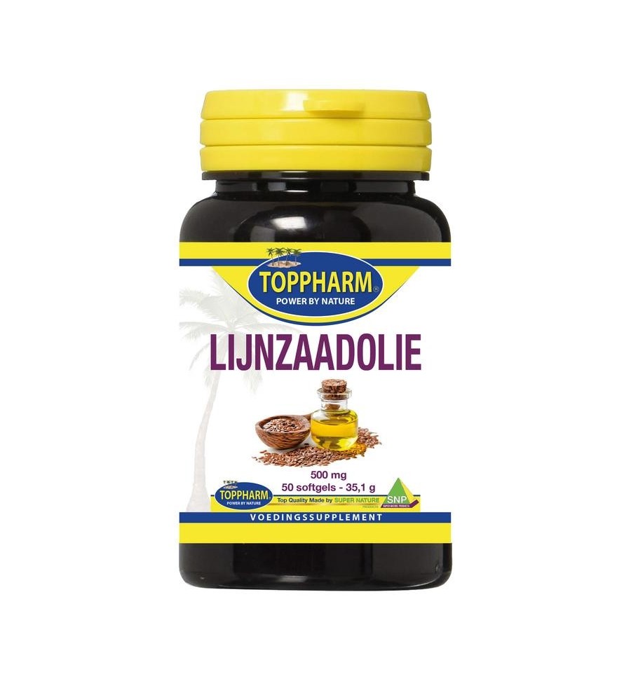 Toppharm Lijnzaadolie 500mg