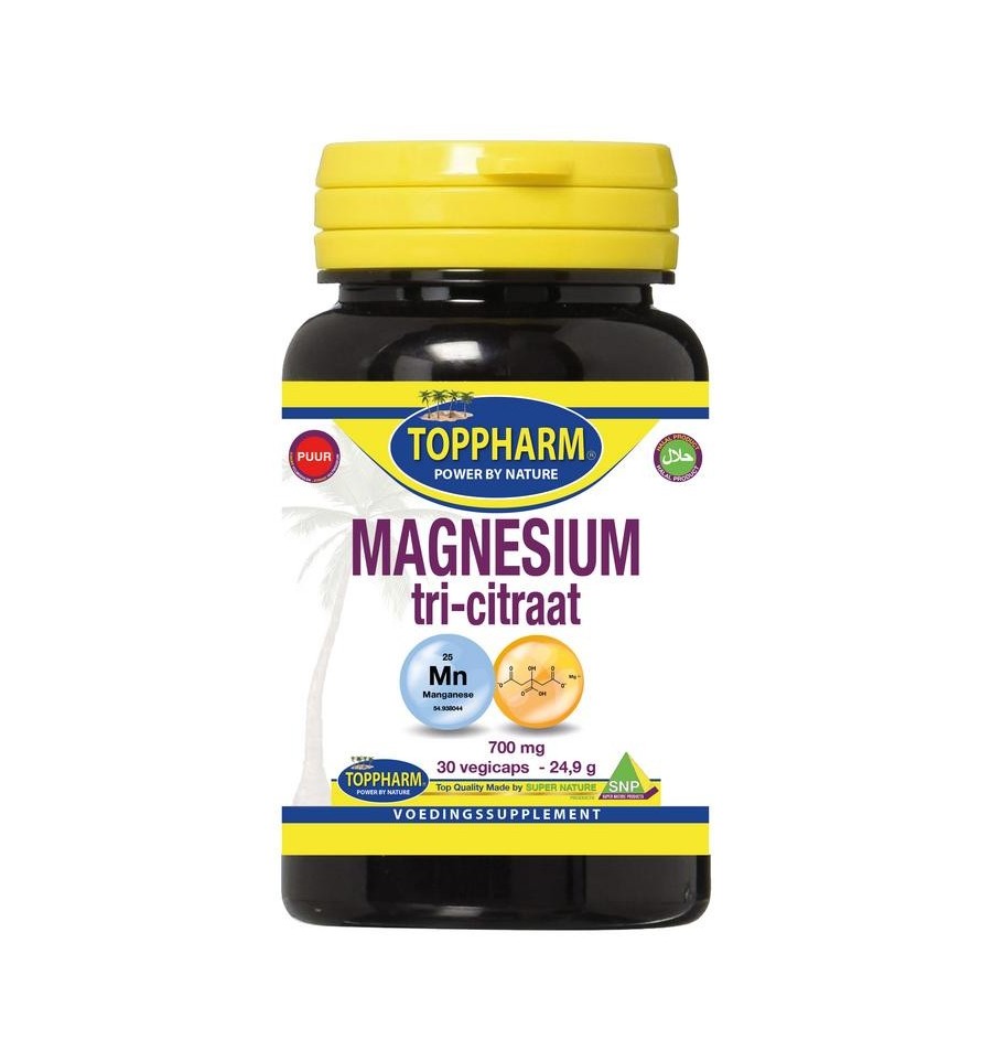 Toppharm Magnesium tri citraat puur