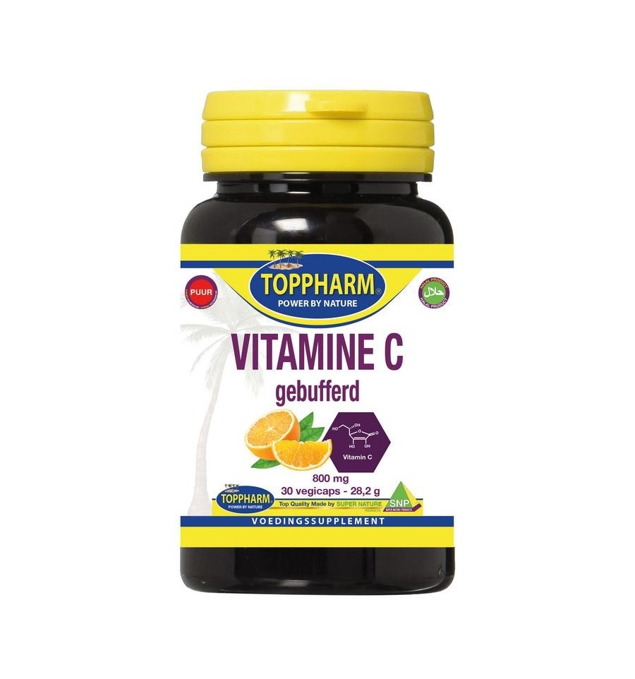 Toppharm Vitamine C gebufferd puur