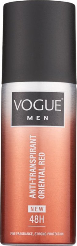 Vogue Men oriental red anti transpirant spray 150 ML