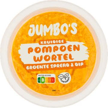 JUMBO umbo's Kruidige Pompoen Wortel Groente Spread & Dip 150g