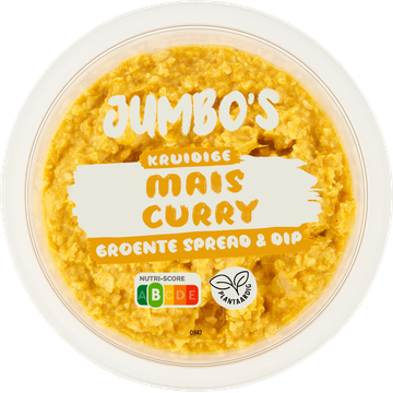 JUMBO umbo's Kruidige Mais Curry Groente Spread & Dip 150g