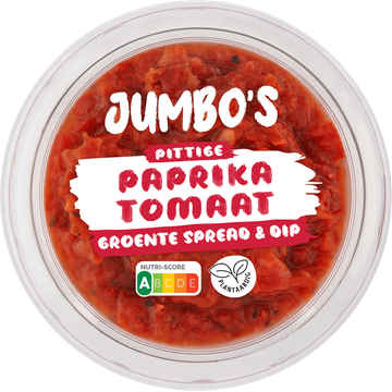 JUMBO umbo's Pittige Paprika Tomaat Groente Spread & Dip 150g