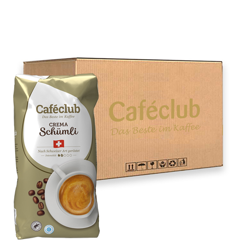 Caféclub  Crema Schümli Bonen - 8x 1kg