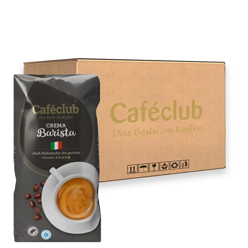 Caféclub  Crema Barista Bonen - 8x 1kg