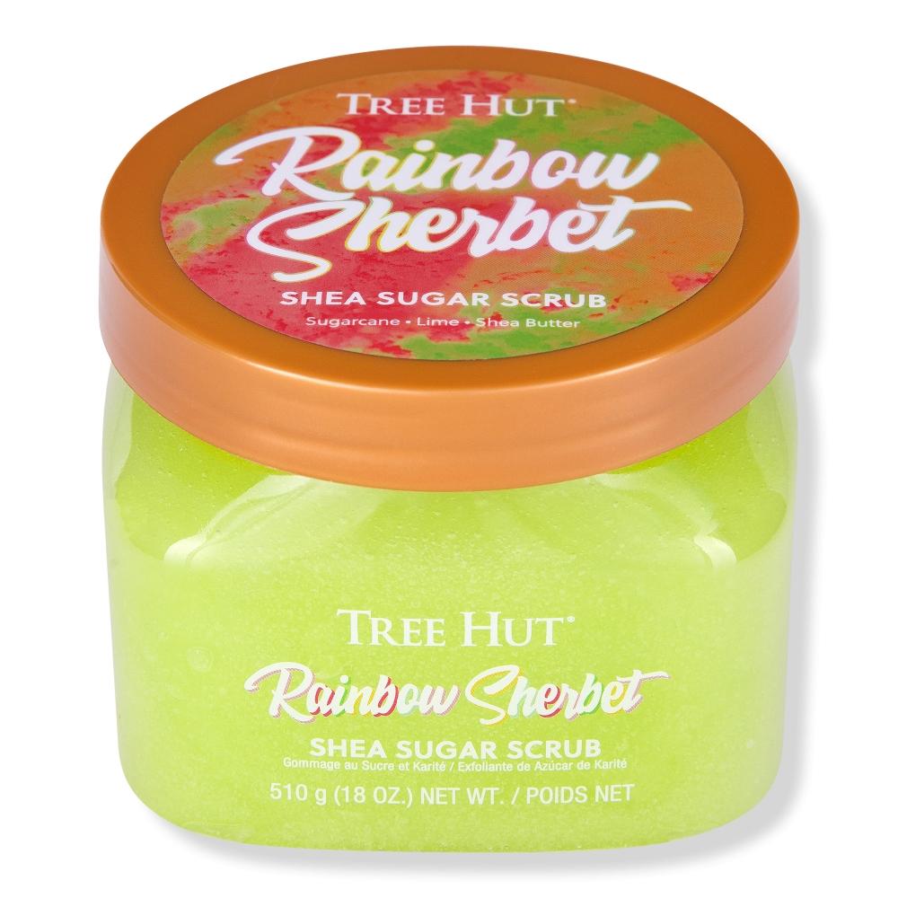 New BeautyBeauty Tree Hut Rainbow Sherbet Sugar Scrub 18 oz