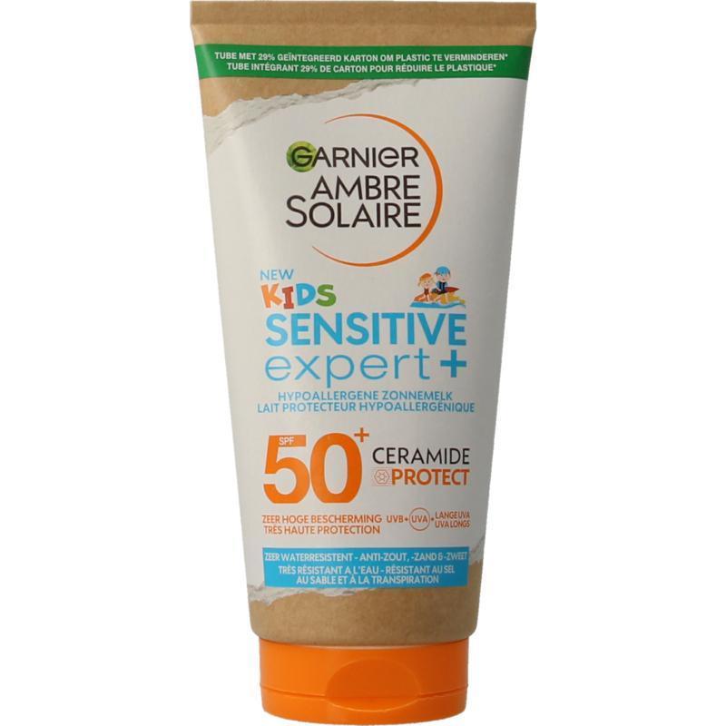 Garnier Ambre Solaire Sensitive expert+ kids hypoallergene zonnemelk spf 50+ 175 ML