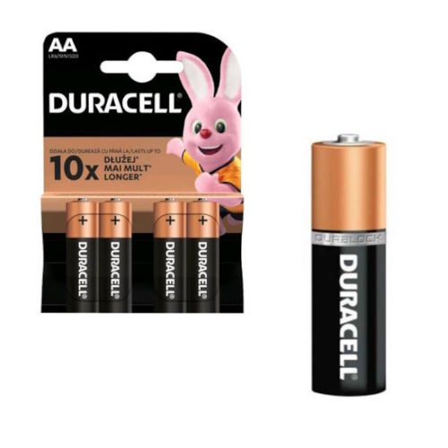 Duracell AA - batterijen verpakking van 4